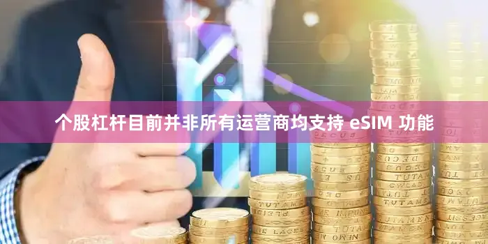 个股杠杆目前并非所有运营商均支持 eSIM 功能